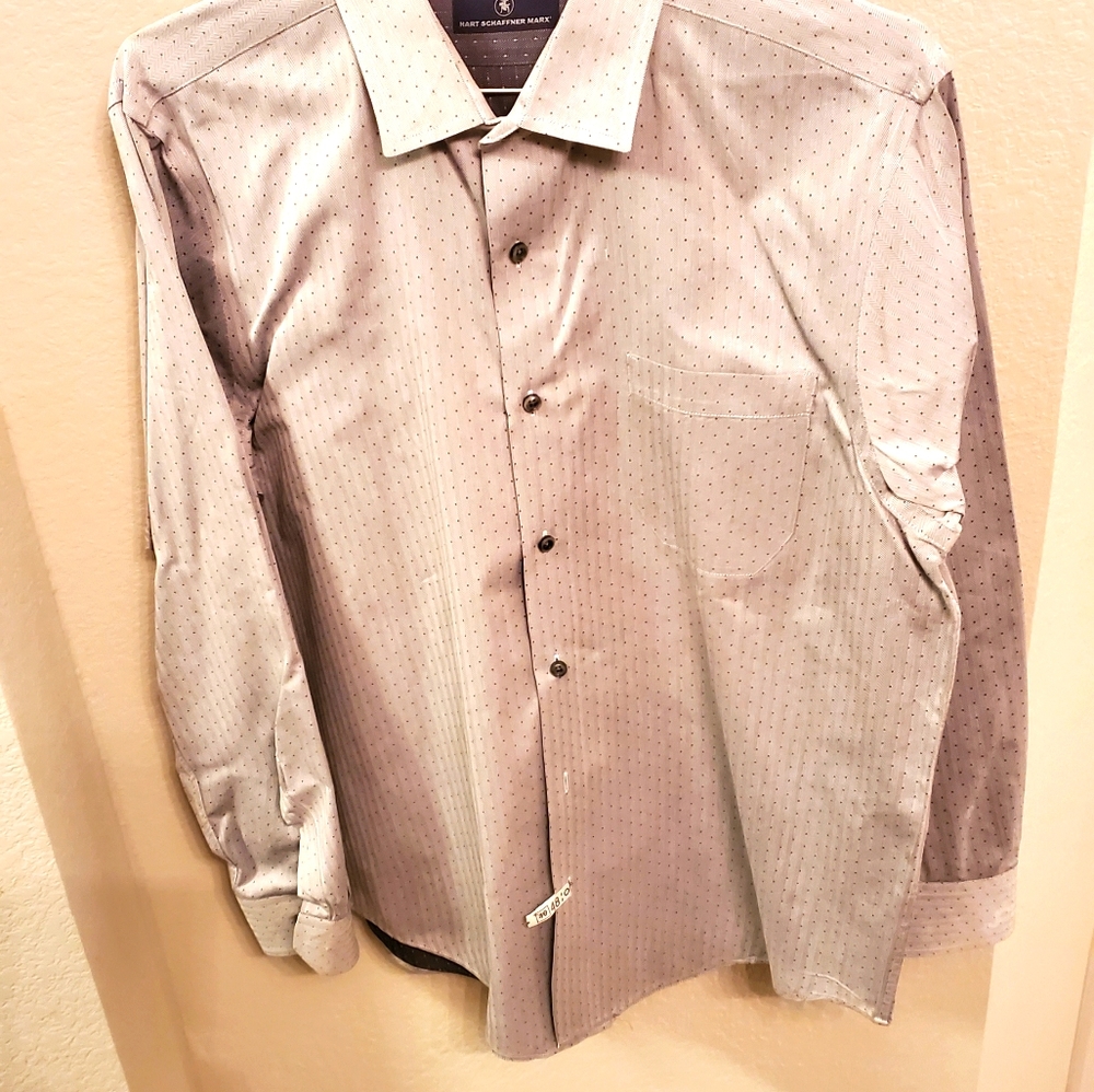 Hart Schafner Marx L button down dress shirt